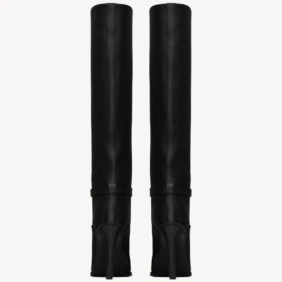Yves Saint Laurent Black leather boots