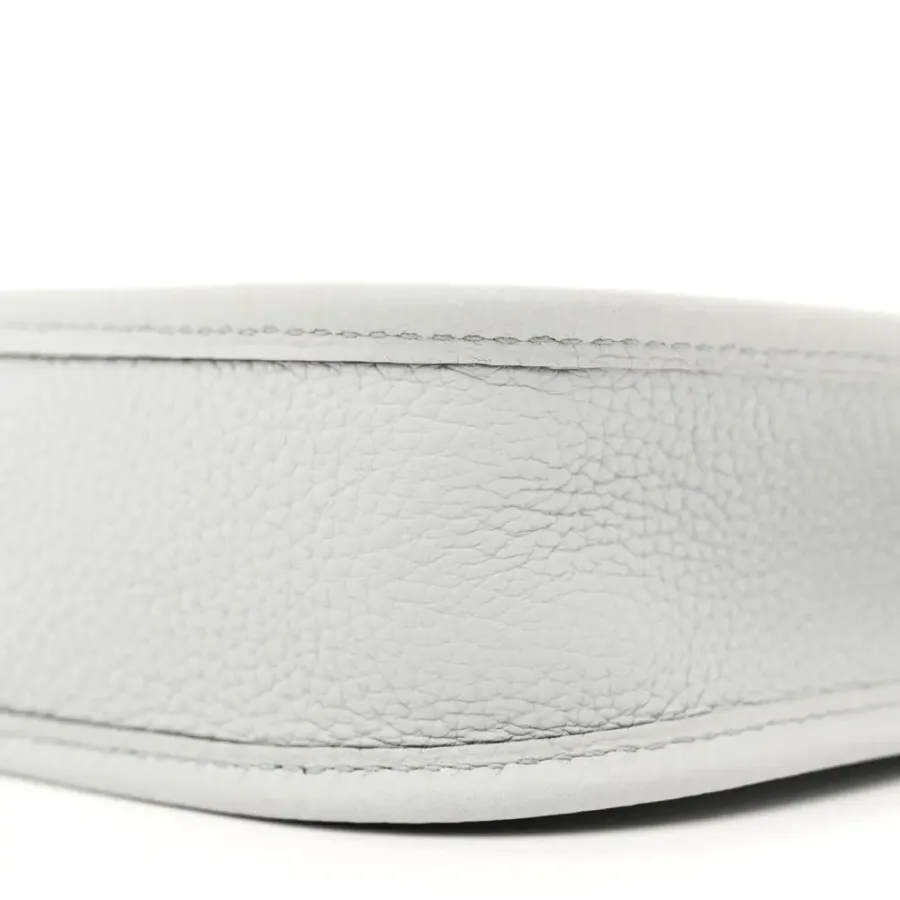 Hermès Amazone Evelyne TPM Bleu Pâle / Étain Taurillon Clemence Leather Palladium Silver Hardware