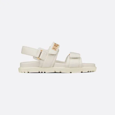 Dior white thick bottom Sandal