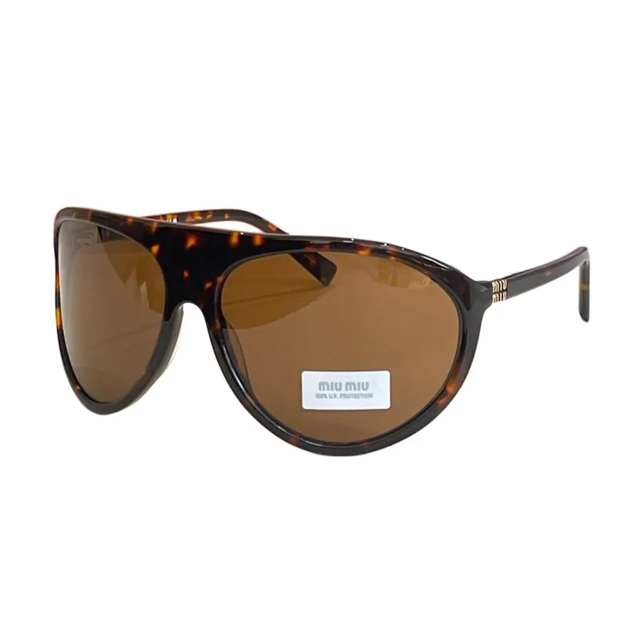 Miu Miu Pilot glasses black/black white/leopard/eggplant/black brown/white/coral color Size 75口16-110