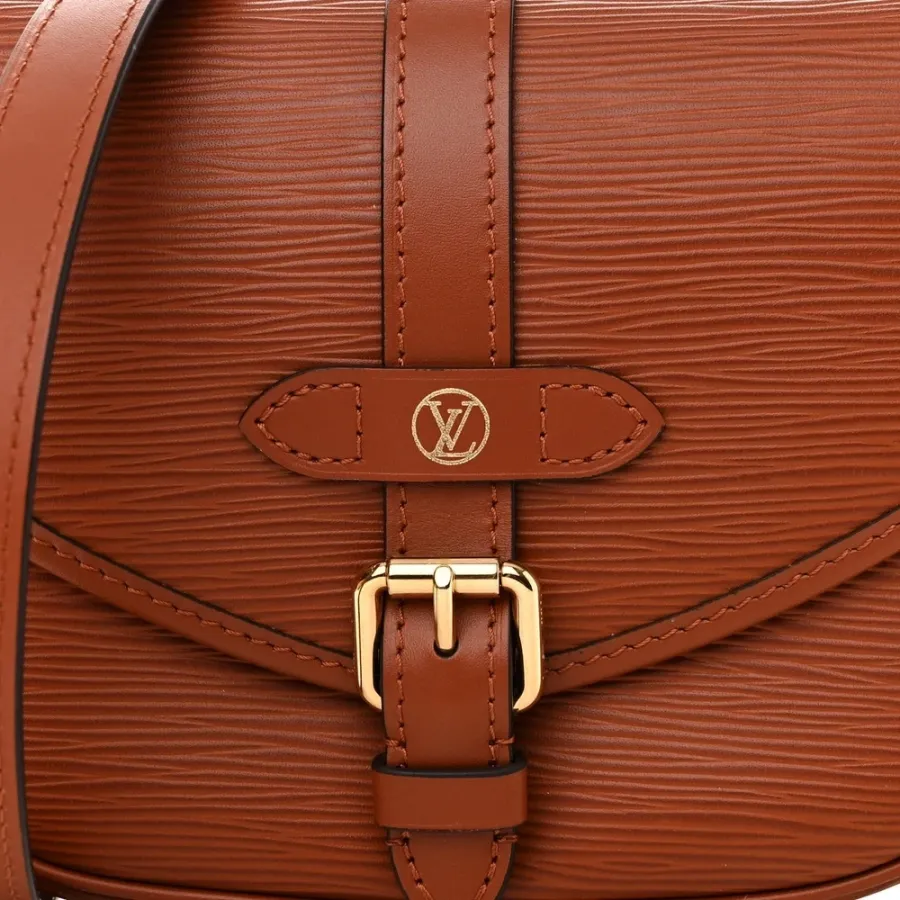 Louis Vuitton Saumur BB Cognac Epi Leather Brass Hardware