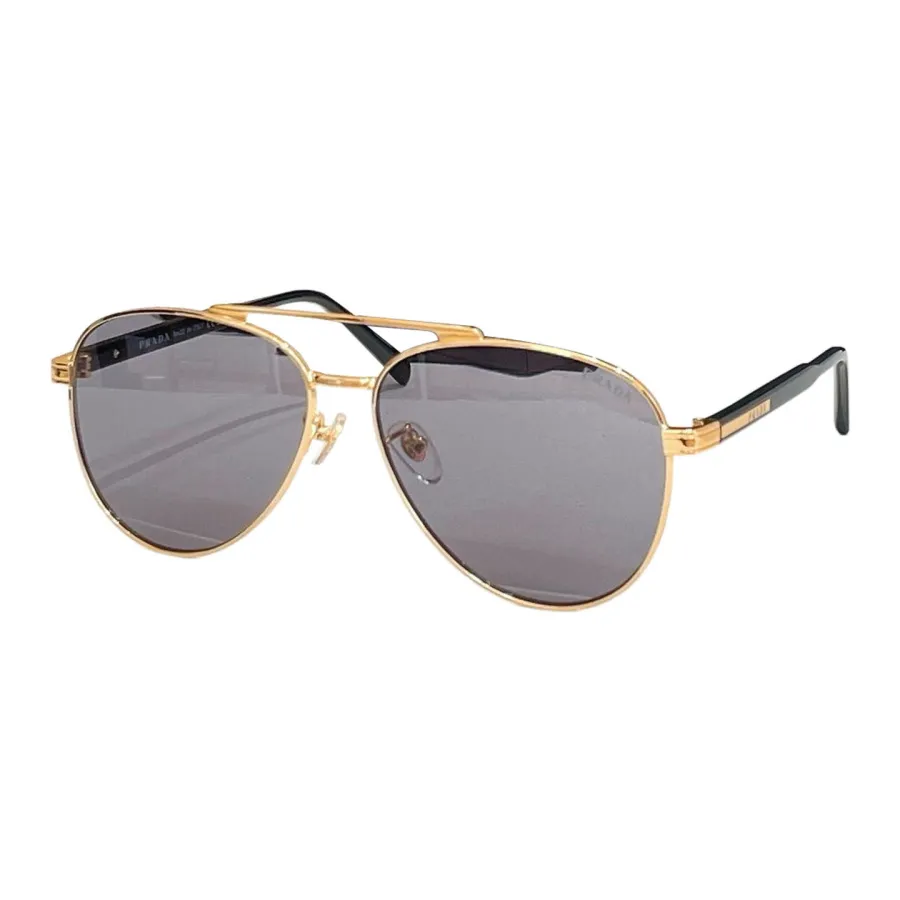 Prada Aviator glasses gold/black/silver/brown/cyan color Size 61口15-145