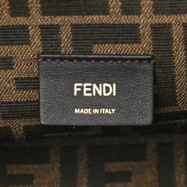 Fendi Small Fendi First Black Shiny Nappa Leather Gold Hardware - Image 2