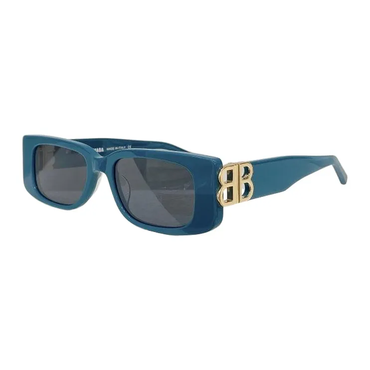 Balenciaga square frame glasses pink/blue/red/leopard/mustard/teal/white/black color Size 51口18-130