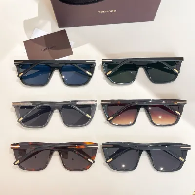 Tom Ford square frame glasses black/green/blue/grey/leopard brown/leopard rust color Size 56口18-145