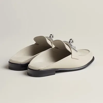 HERMES Iota Mule white Slippers