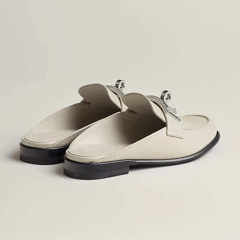HERMES Iota Mule white Slippers