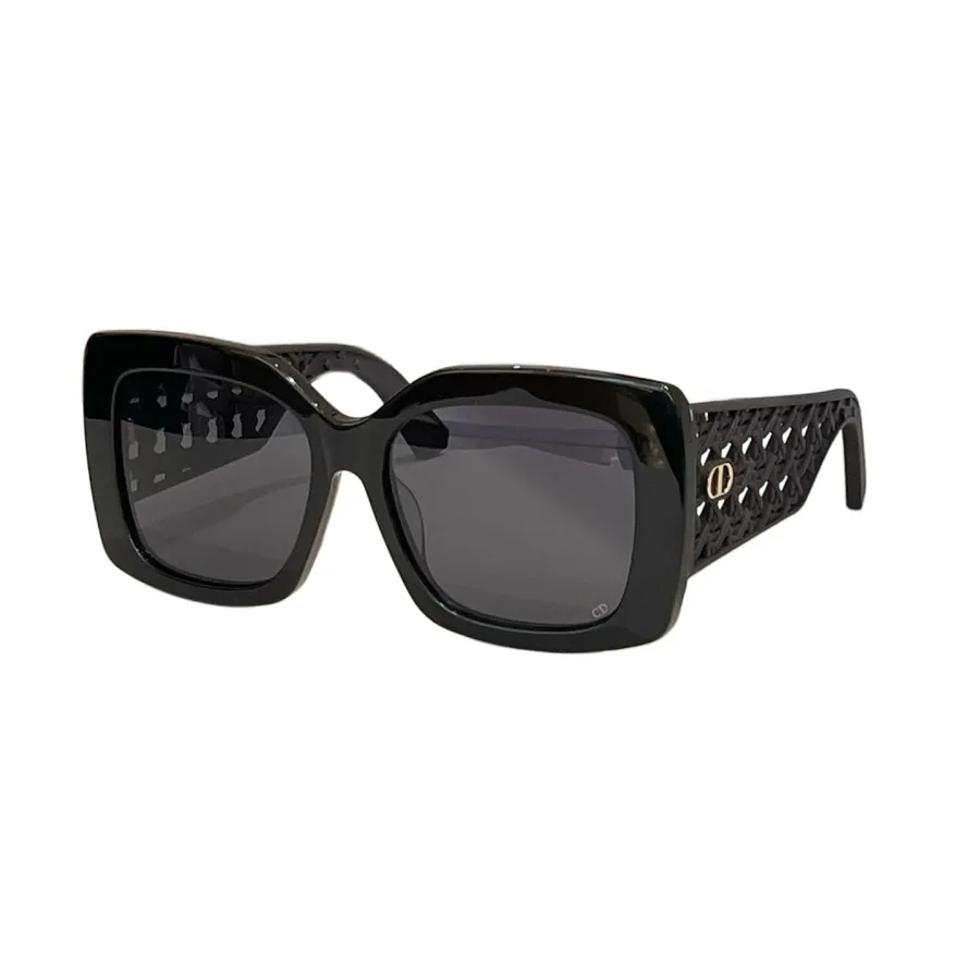 DIOR square frame glasses black/green orange/black purple/white black/leopard brown color Size 54口19-140