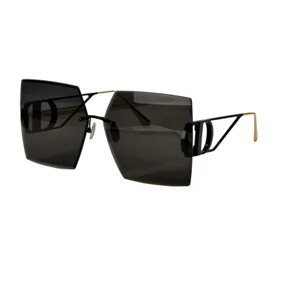 DIOR 30 MONTAIGNE square frame glasses burgundy/purple silver/black color Size 64口14-135