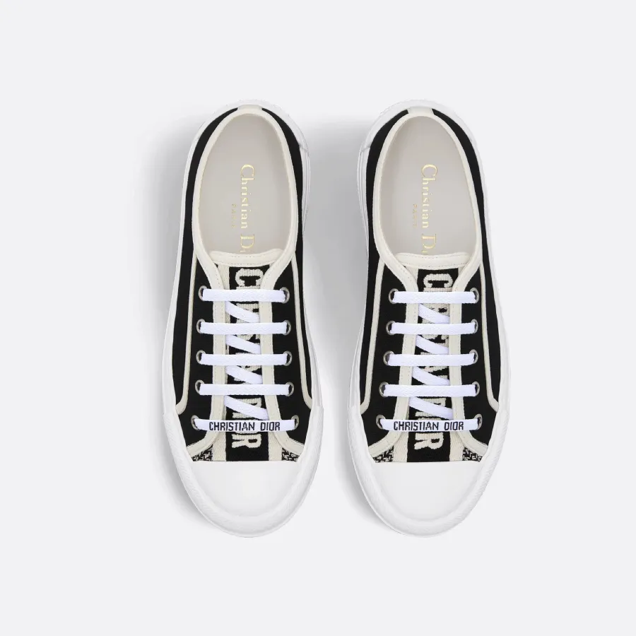 Dior black thick bottom sneakers