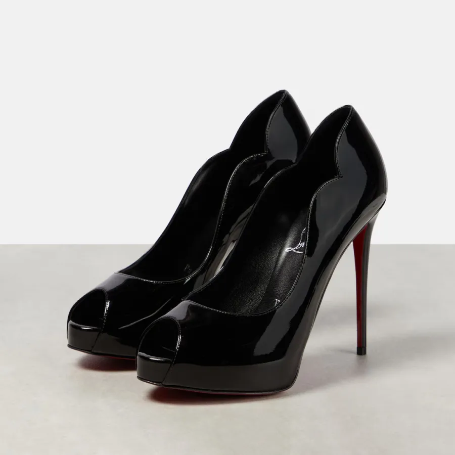 Christian Louboutin Patent leather platform high heels