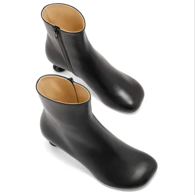 LOEWE Black leather Toy ankle boots