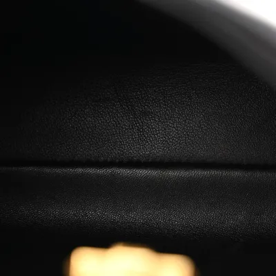 Valentino Garavani Small Roman Stud The Handle Bag Black Nappa Leather Gold Hardware