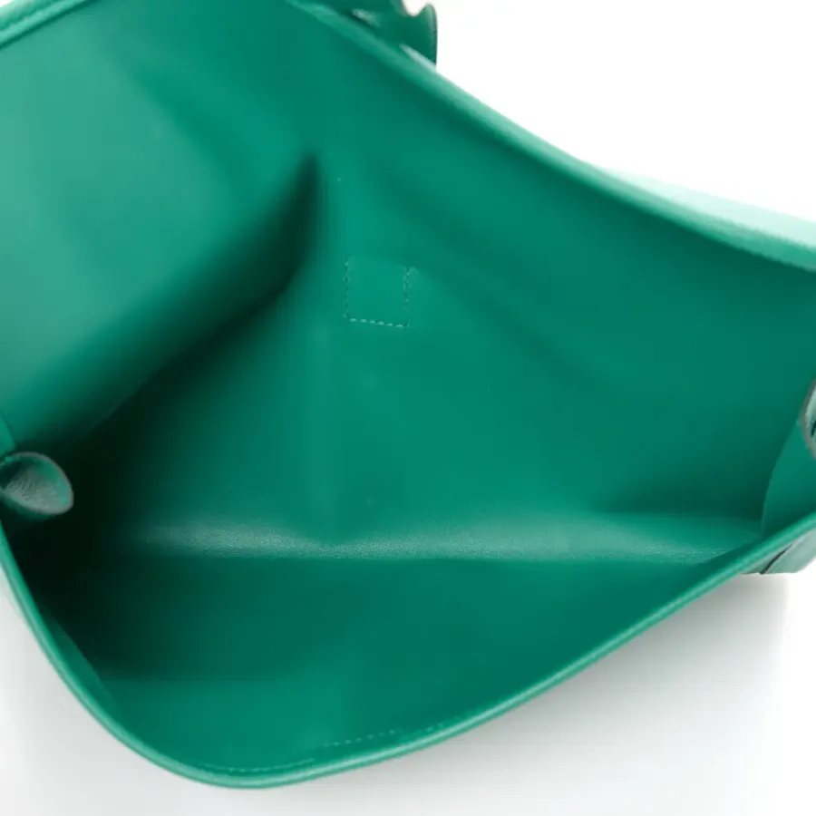 Hermès Jige Elan 29 Clutch Vert Vertigo Evercolor Leather