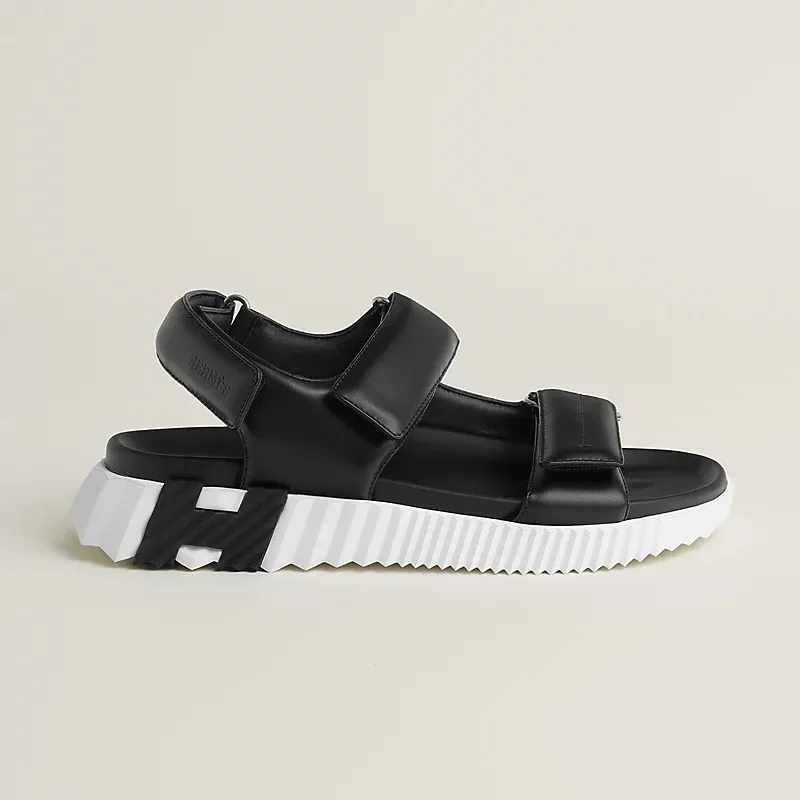HERMES Junior Black Sandal