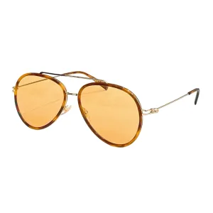 Gucci Pilot glasses leopard orange/black silver/green red/grey/green/blue/leopard color Size 56口15-145