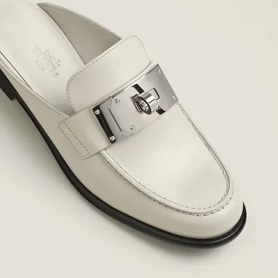 HERMES Iota Mule white Slippers