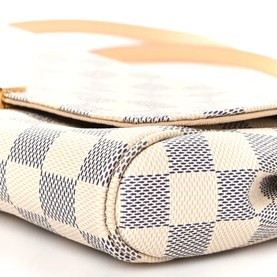 Louis Vuitton Favorite MM Damier Azur Canvas Gold Hardware