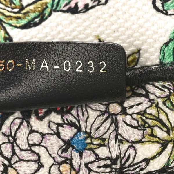 Dior Medium D-Constellation Book Tote Latte Multicolor Embroidered Canvas - Image 10