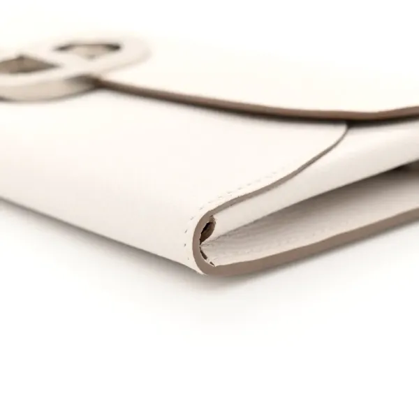 Hermès Chaine d’Ancre To Go Wallet Gris Pale Epsom Leather Palladium Silver Hardware - Image 5