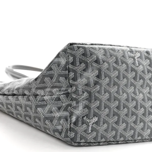 Goyard Saint Louis Tote PM Grey Goyardine Canvas - Image 4