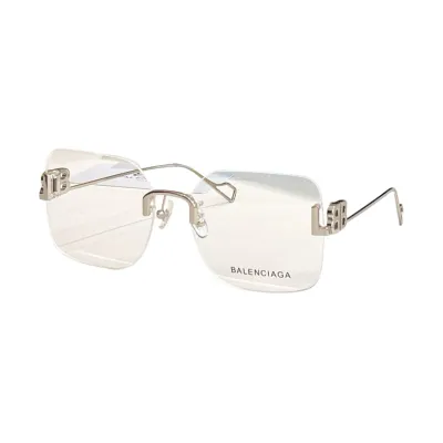 Balenciaga square frame glasses black/copper/gold/rose gold/silver color transparent lens Size 59口17-140