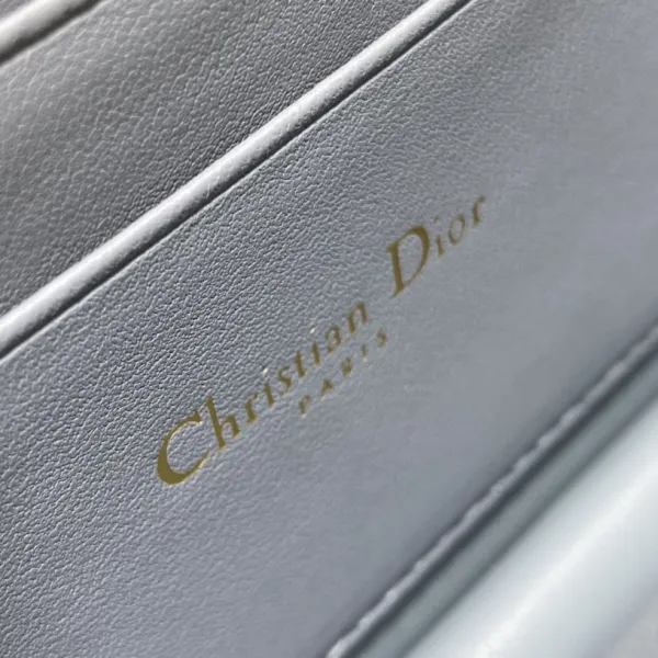 Dior My Dior Mini Top Handle Bag With Chain And Pearl In Blue Haze/Ice Blue/Beige/White/Chocolate/Black/Red/Rose des Vents/Pink/Stone Grey/Light Grey Cannage Lambskin With Gold Hardware - Image 5