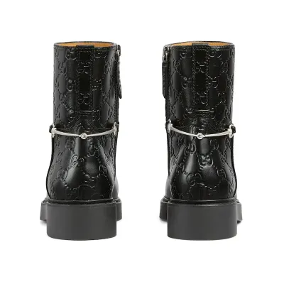 Gucci black ankle boots