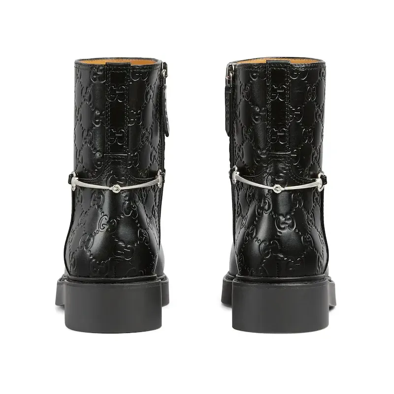 Gucci black ankle boots