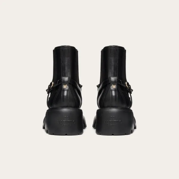 VALENTINO ROCKSTUD Calf leather Beatles boots (5.5 cm high heel) - Image 2