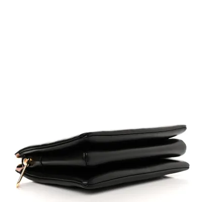 Louis Vuitton Coussin PM Black Embossed Monogram Lambskin Leather Gold Hardware