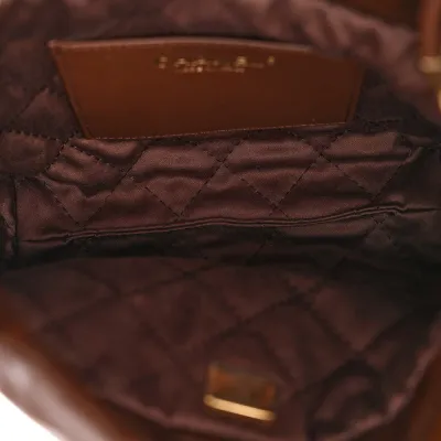 Grade Chanel 22 Mini Brown Bag for Women