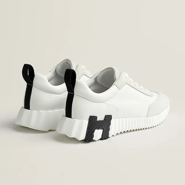 HERMES white Sneakers Bouncing Sports Shoes - Image 2