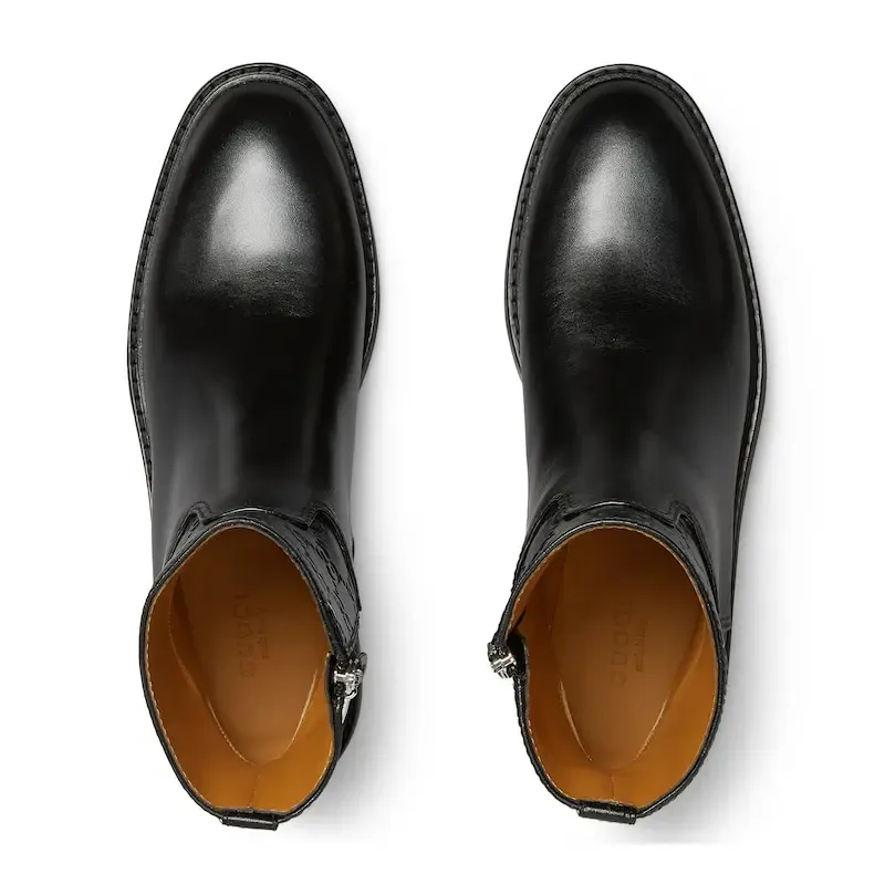 Gucci black ankle boots