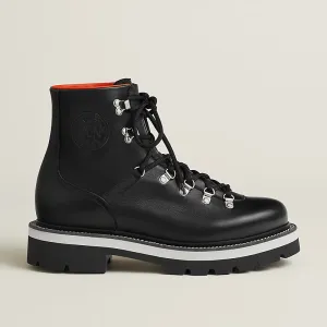 HERMES Hike Black ankle boots