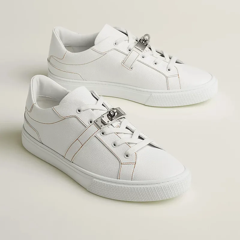 HERMES Day Sneakers white Sports Shoes