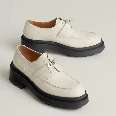 HERMES First white Loafers