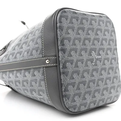 Goyard Petit Flot Bucket Bag PM Grey Goyardine Canvas