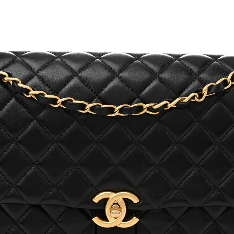 Grade Handbags | Black Quilted Luxury Designer Bag
