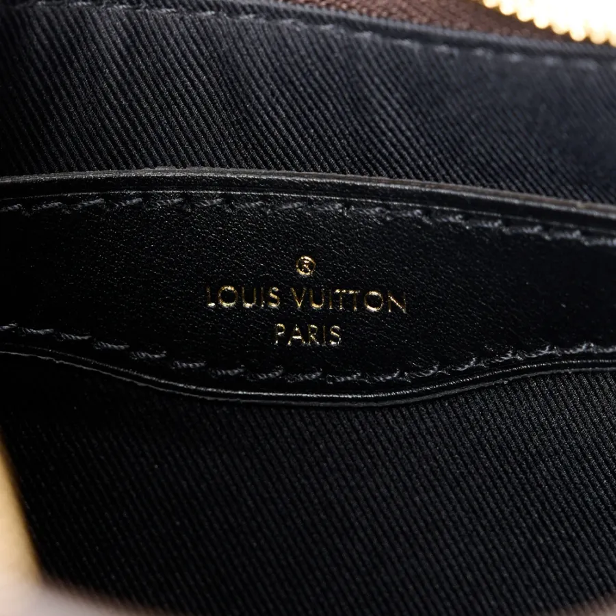 Louis Vuitton Boulogne NM PM Black Monogram Canvas Gold Hardware