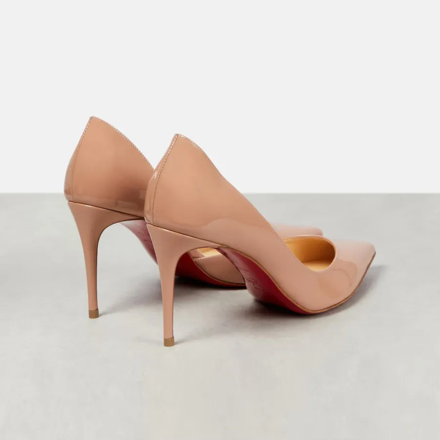 Christian Louboutin Nude patent heels