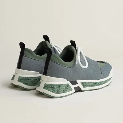 HERMES Just Sneakers Green Sports Shoes
