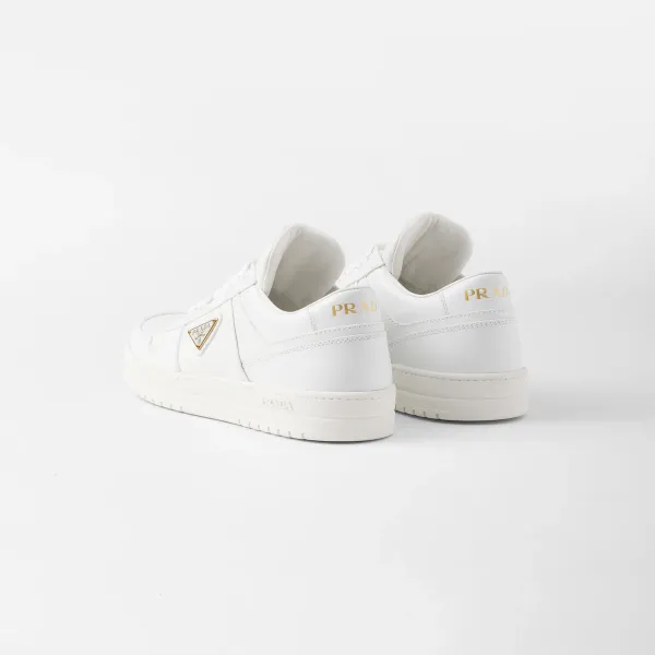 PRADA white leather sneakers - Image 5