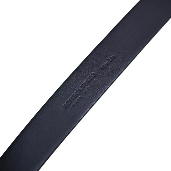 Bottega Veneta Women's Triangle Buckle In Black/White/Beige Calfskin With Gold/Silver Hardware 25mm - Image 6