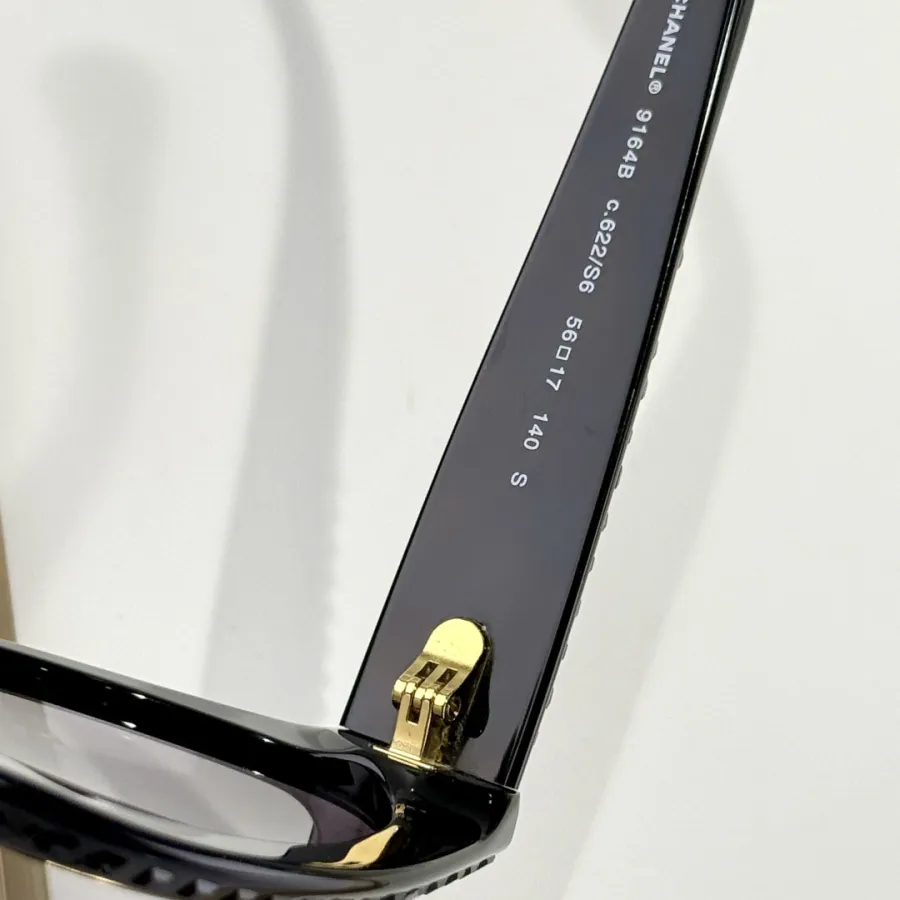 CHANEL glasses black color size 56口17-140