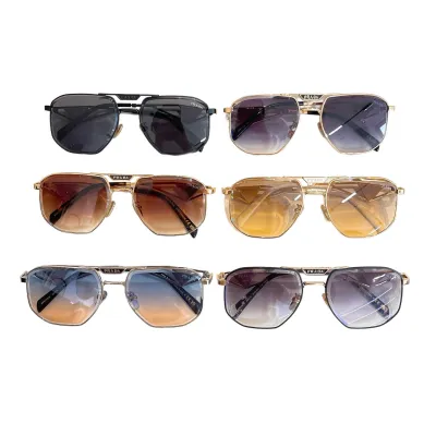 Prada Aviator glasses blue-orange/eggplant/brown/tawny/black color Size 59口18-145