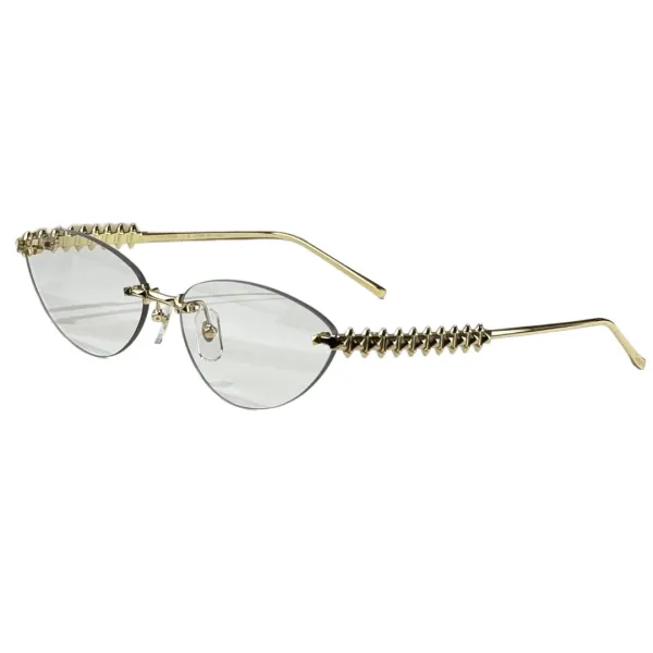 Cartier glasses gold/silver/black gold/black silver/red gold/grey silver/indigo gold color Size 58口16-140