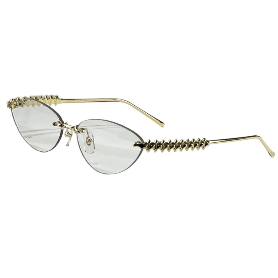 Cartier glasses gold/silver/black gold/black silver/red gold/grey silver/indigo gold color Size 58口16-140