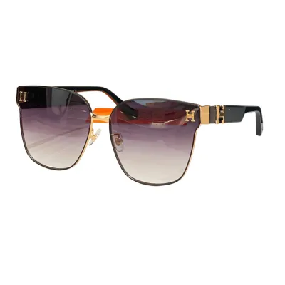 Hermès Butterfly glasses orange/green/eggplant/pink/brown/blue orange color Size 62口14-147