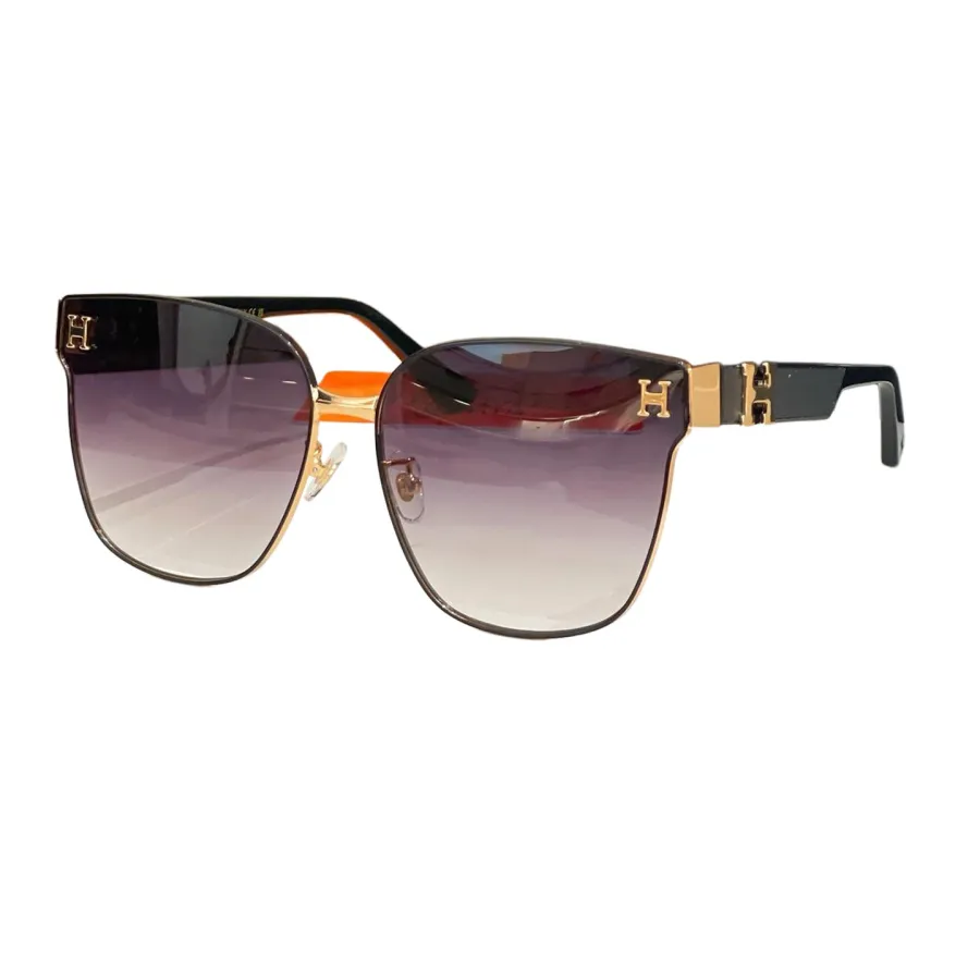 Hermès Butterfly glasses orange/green/eggplant/pink/brown/blue orange color Size 62口14-147